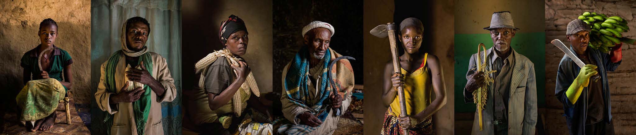 Picture of small farmers in Africa