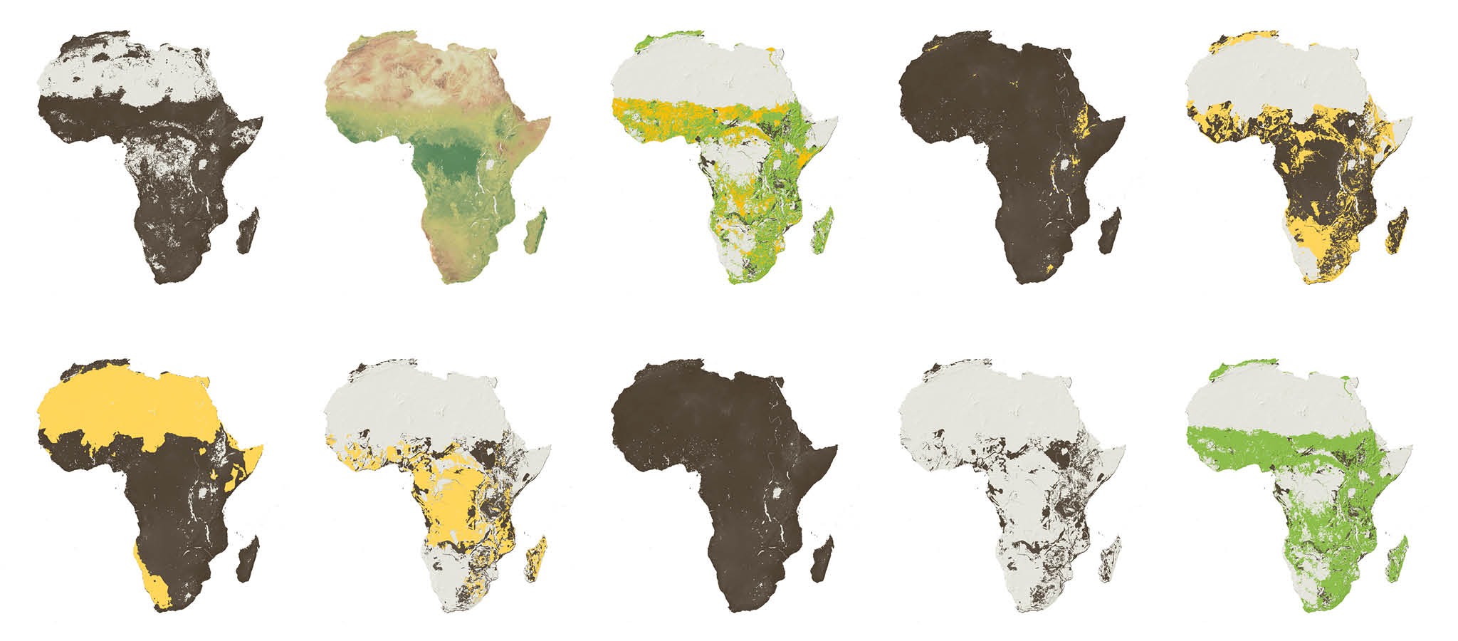 Map of Africa's farmland