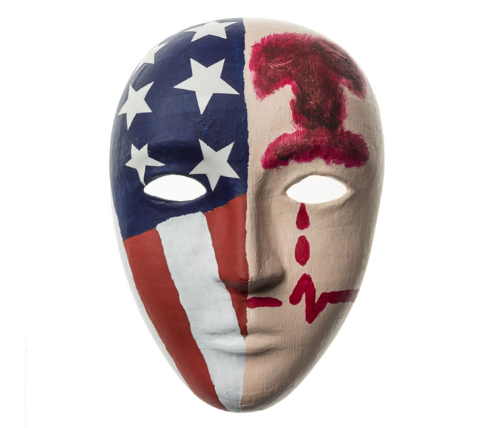 Picture of a soldier’s mask