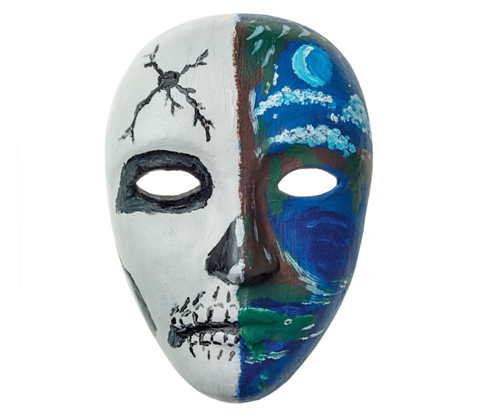 Picture of a soldier’s mask