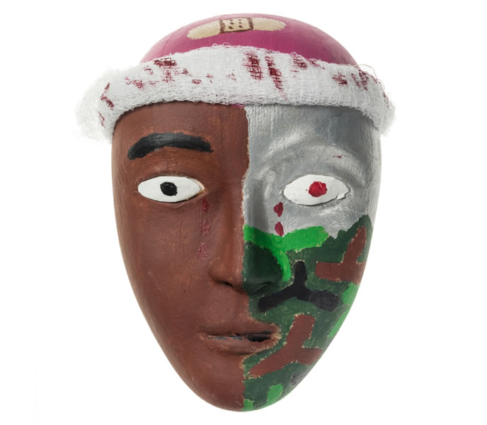 Picture of a soldier’s mask
