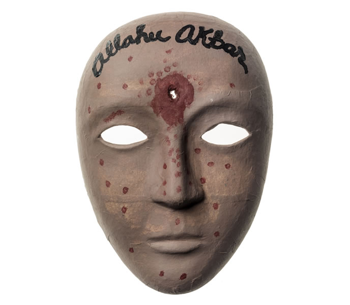 Picture of a soldier’s mask