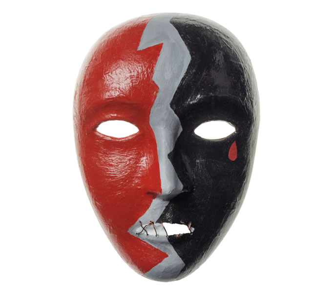 Picture of a soldier’s mask