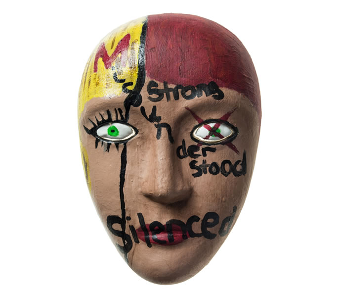 Picture of a soldier’s mask