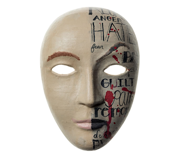 Picture of a soldier’s mask