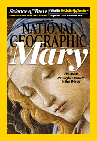 Picture of the December issue of National Geographic magazine